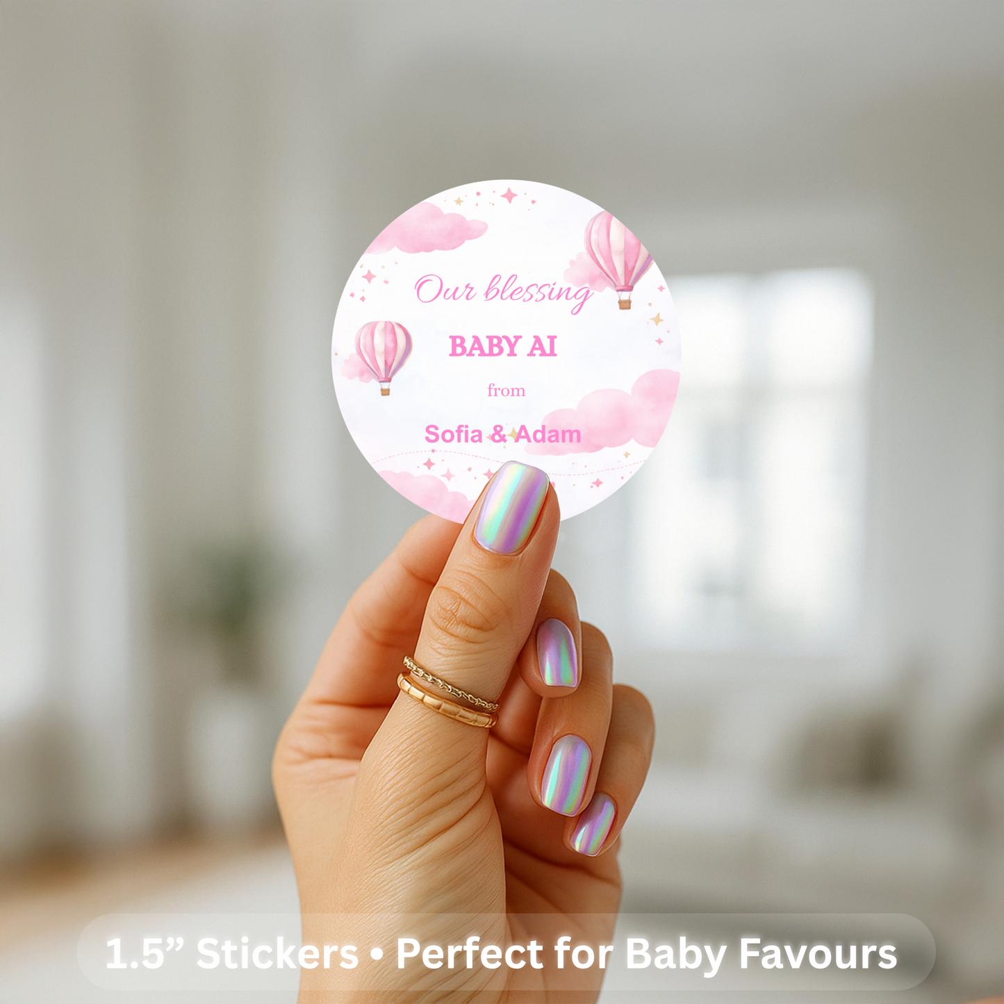 24 Stickers Per Sheet 💕 Custom Sizes • Premium Quality • Matte or Gloss Finish