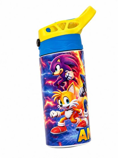 Sonic Kids Water Bottle – Custom Name Bottle)