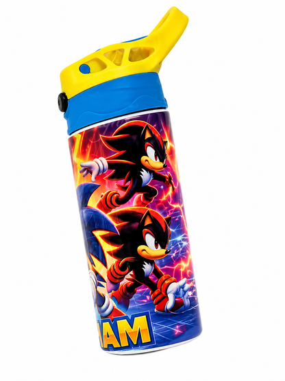 Sonic Kids Water Bottle – Custom Name Bottle)