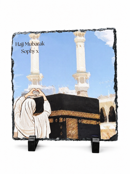 Hajj Mubarak Personalised Slate
