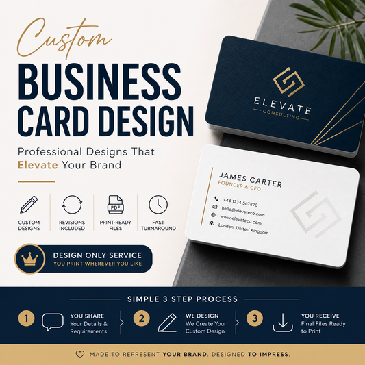 Custom Business Card Design – Professional Branding for Small Businesses